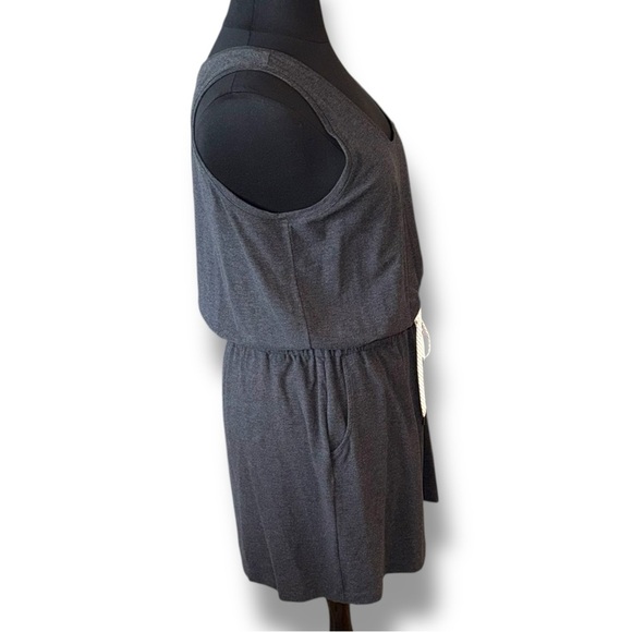 ZELLA Gwen Ponte Knit Tank Dress - Grey Dark Heather XXL - Picture 3 of 12